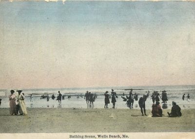 Bathing Scene Wells Beach